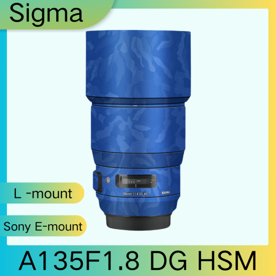 Lentes Sigma A135F1.8 DG HSM - Pele câmera, adesivo câmera - com alta resistência a arranhões, à prova d'água e com design elegante.